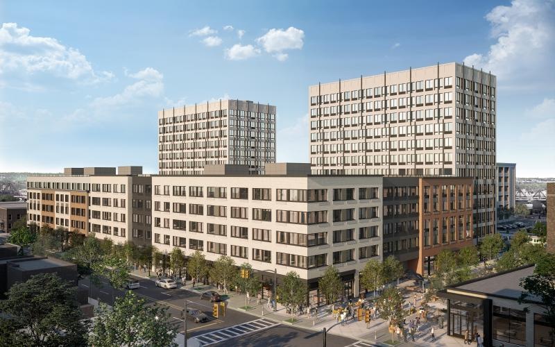 a large building with many windows